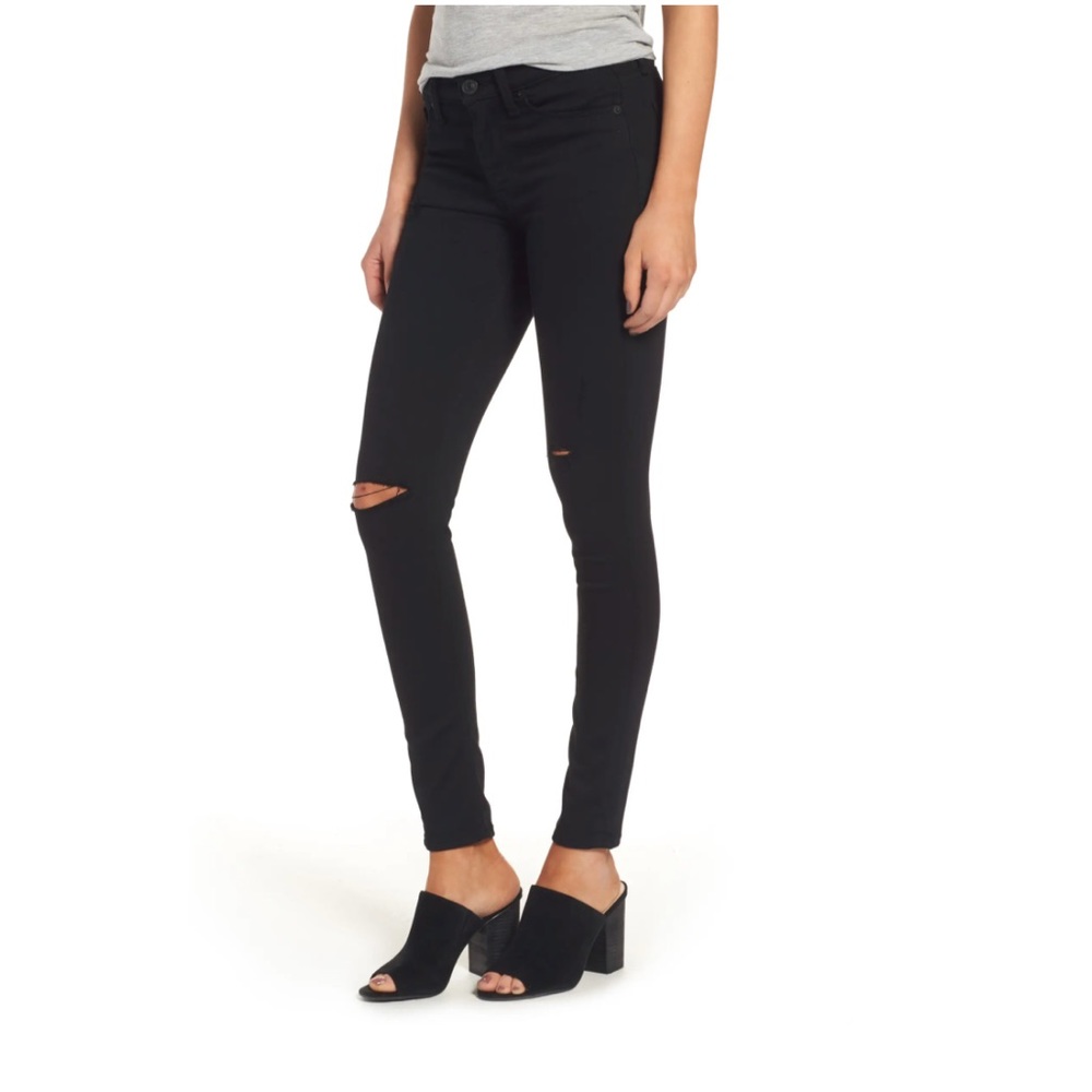 Hudson Super Skinny Jeans Elysian Nico Black 27